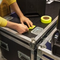 Gaffa tape neon 38mm 25m geel