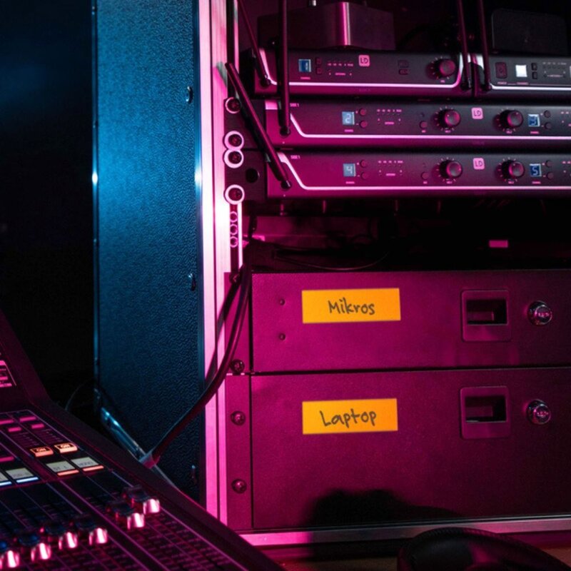 Gaffa tape neon 38mm 25m geel