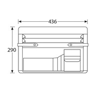 2801 Flightcase insert voor papieren en accessoires