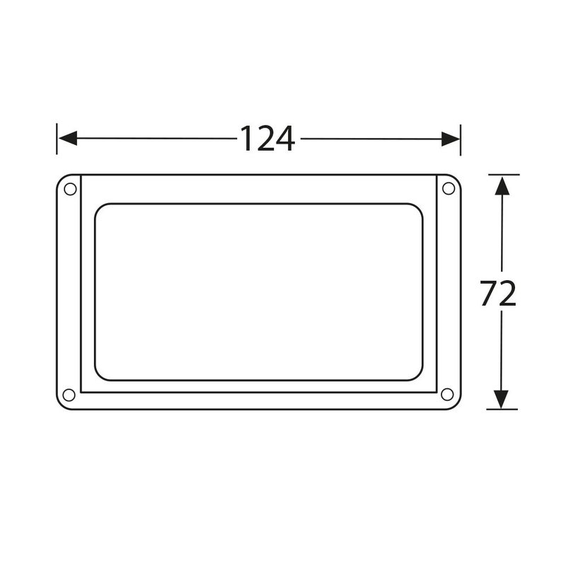 2890 Label houder 108 x 60mm