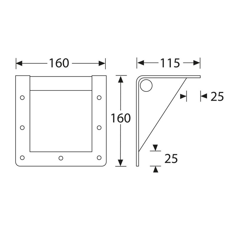 3405 Inbouw hoekhandvat