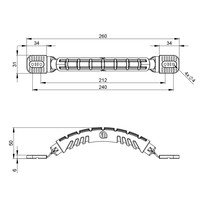 3429 Opbouw koffer handvat