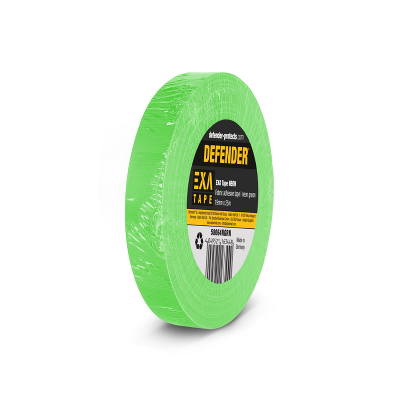 Gaffa tape neon 19mm 25m groen