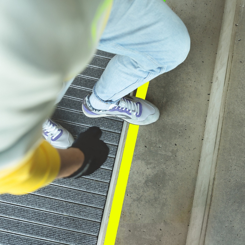 Gaffa tape neon 19mm 25m geel