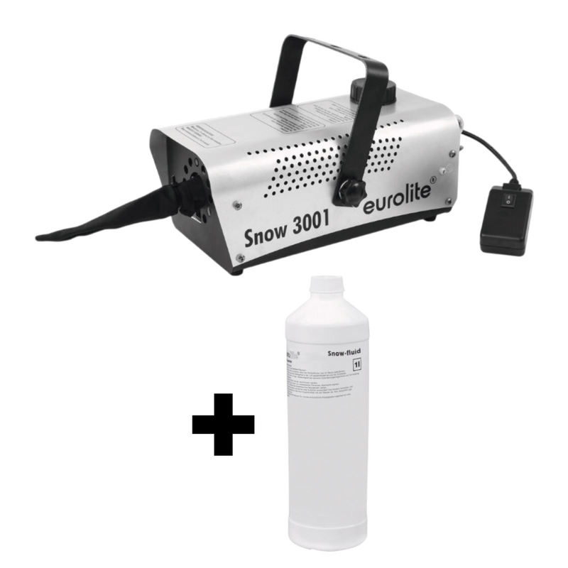 Eurolite Snow 3001 Sneeuwmachine 700W + sneeuwvloeistof 1L Snow 3001 Sneeuwmachine 700W + sneeuwvloeistof 1L