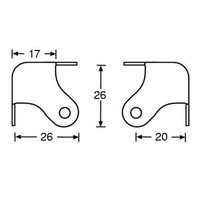 4007 Platte hoek klein