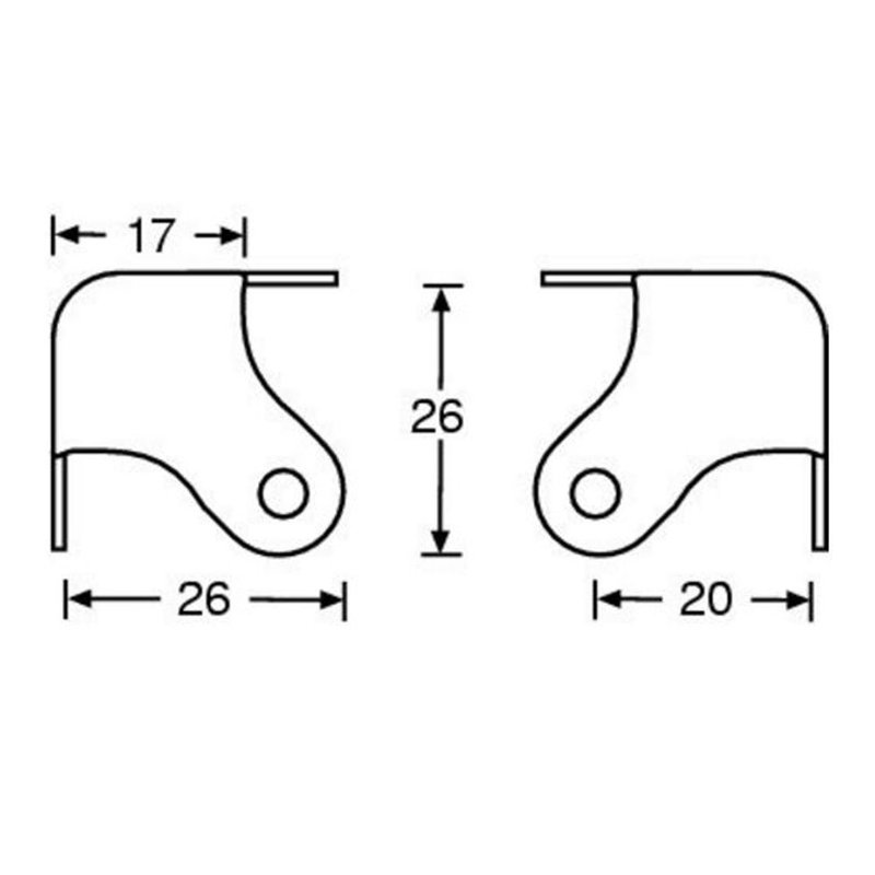 4007 Platte hoek klein