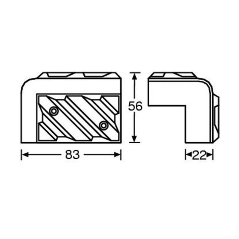 4013 Stapelbare hoek