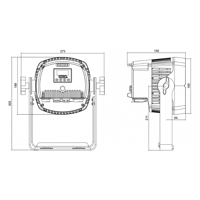 Briteq BT-COLORAY 18FCR LED projector wit BT-COLORAY 18FCR LED projector wit
