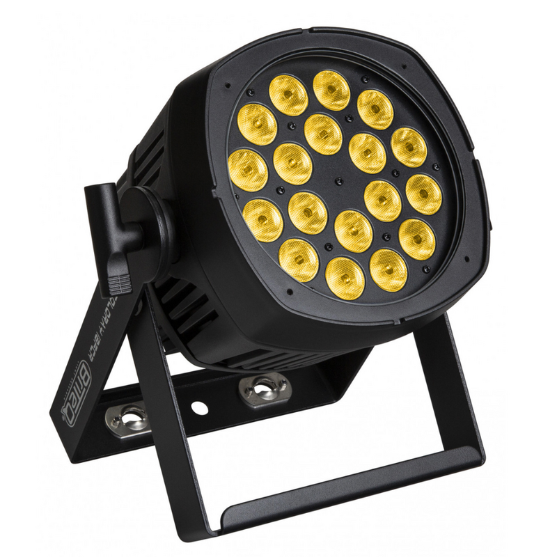 Briteq BT-COLORAY 18FCR LED projector zwart (5-pins XLR) BT-COLORAY 18FCR LED projector zwart (5-pins XLR)
