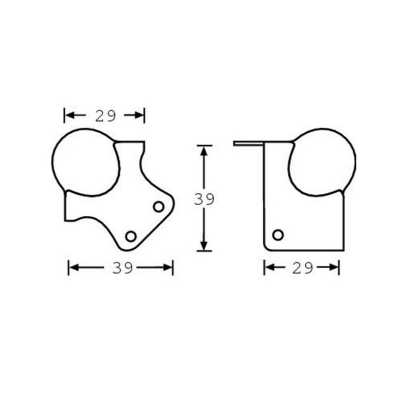 Adam Hall 4114 Bolhoek klein met overzethoek 4114 Bolhoek klein met overzethoek