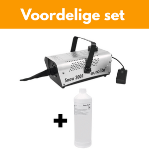Eurolite Snow 3001 Sneeuwmachine 700W + sneeuwvloeistof 1L Snow 3001 Sneeuwmachine 700W + sneeuwvloeistof 1L