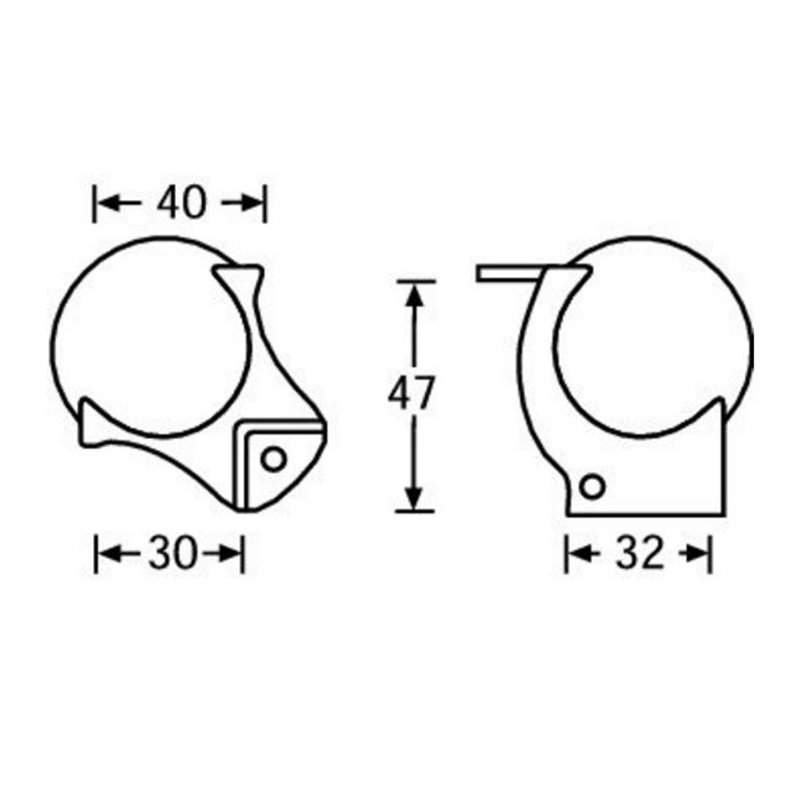 Adam Hall 4129 Bolhoek medium met verzet en overzethoek 4129 Bolhoek medium met verzet en overzethoek