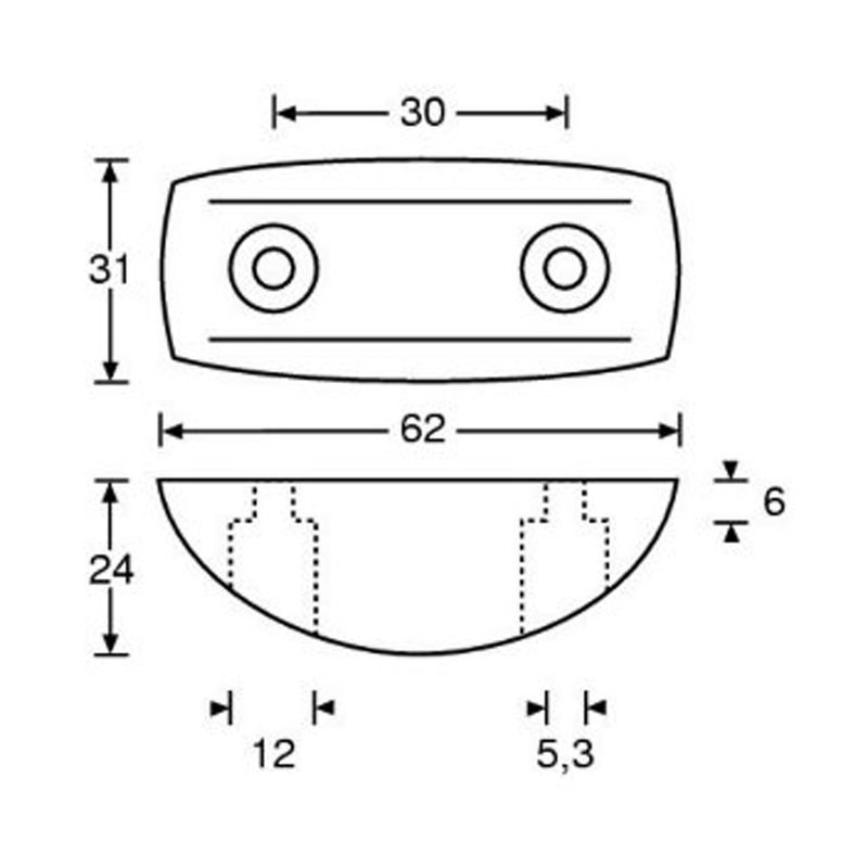 4945 Kunststof voet 24mm