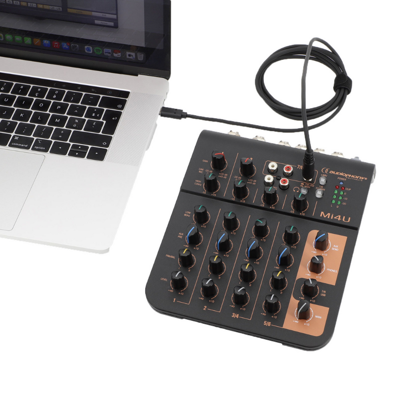 USB-C naar 3,5mm mini-jack male kabel 2m