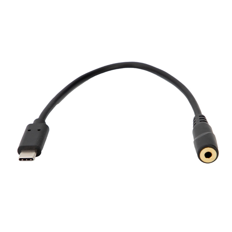 USB-C naar 3,5mm mini-jack female kabel 0,15m