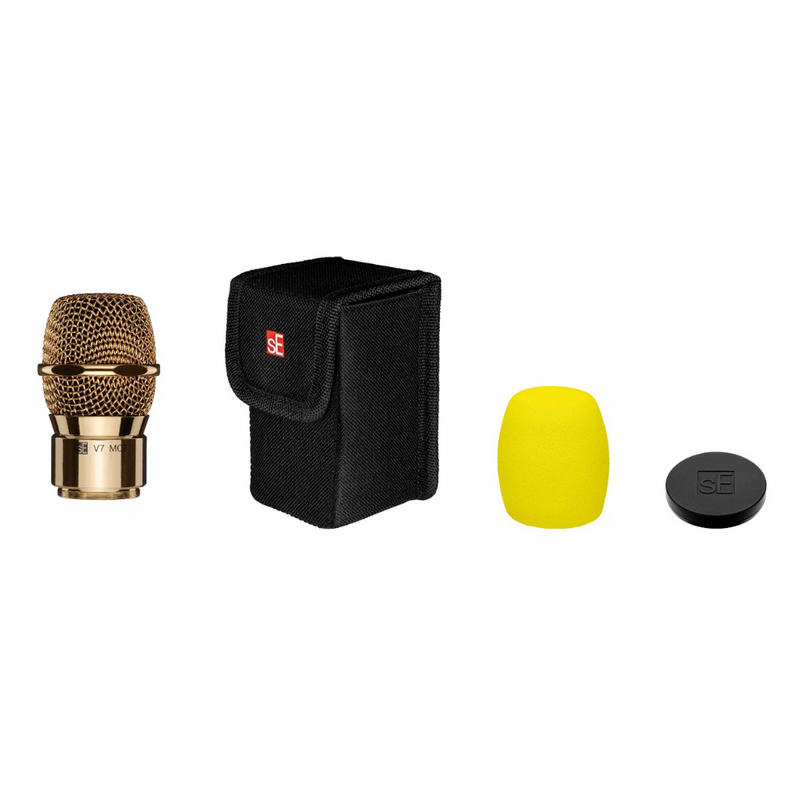 V7 MC2 Gold MP3 Microfoonkop voor Sennheiser handhelds