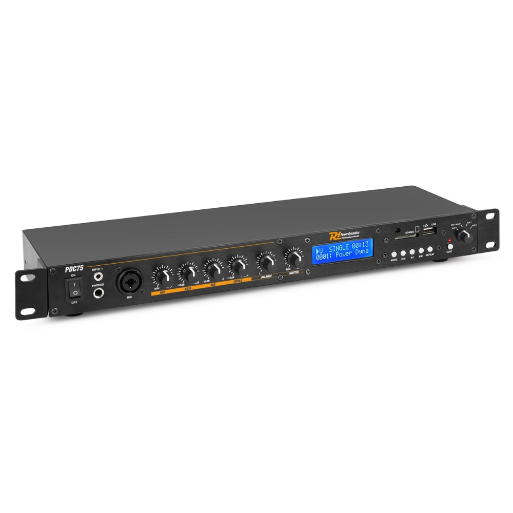 Power Dynamics PDC75 Mediaspeler met recorder & BT 1HE