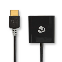 HDMI-adapter naar VGA & minijack verguld