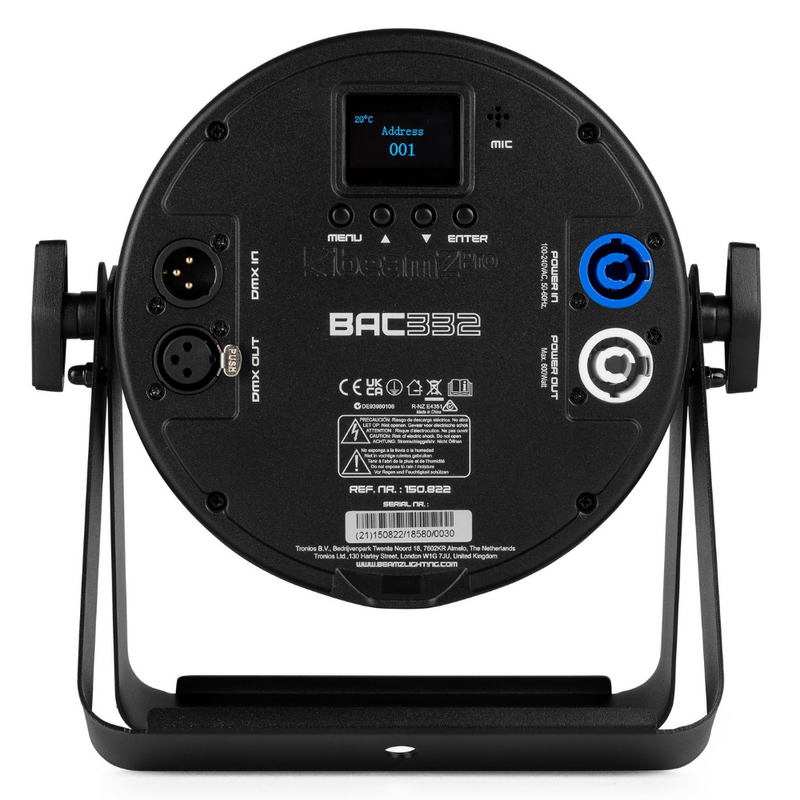 BeamZ BAC334 LED ProPar RGBWA-UV BAC334 LED ProPar RGBWA-UV