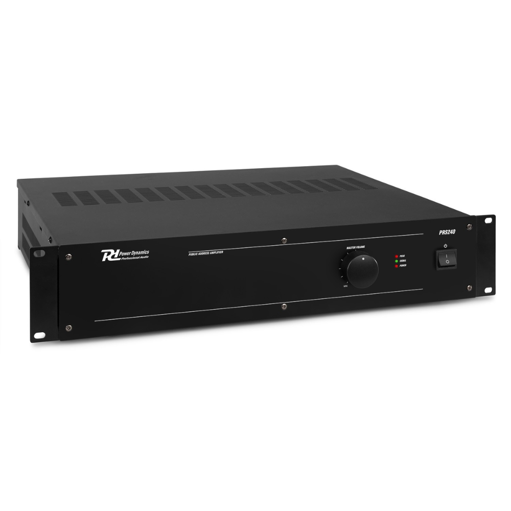 Power Dynamics PRS240 100V/8Ω Slaveversterker voor PRM-serie 240W