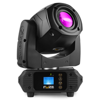 2x Fuze75S LED Spot moving head met flightcase
