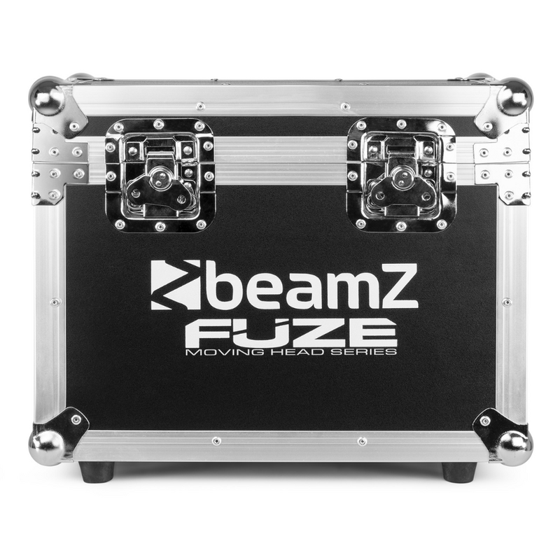 2x Fuze75S LED Spot moving head met flightcase