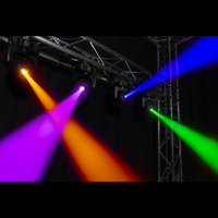 2x Fuze75S LED Spot moving head met flightcase