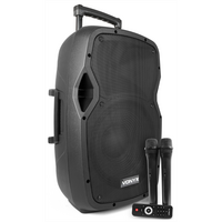 AP1200PA Mobiele geluidsinstallatie met 2 microfoons