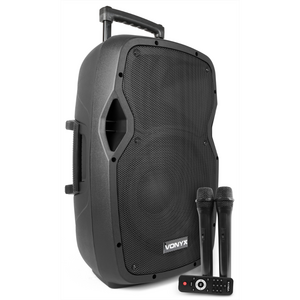 Vonyx AP1200PA Mobiele geluidsinstallatie met 2 microfoons