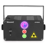 Athena RG Gobo Laser met accu en LED rood/groen