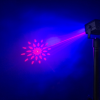 Athena RG Gobo Laser met accu en LED rood/groen