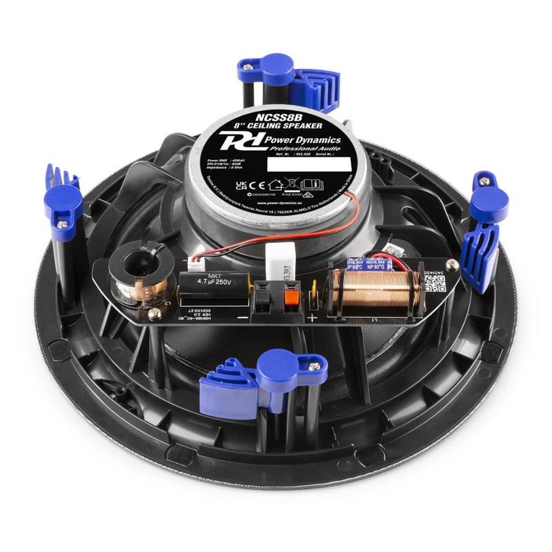 NCSS8B Plafondluidspreker 8 inch 40W zwart