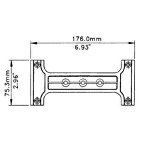 H1018 handgreep voor inbouw handvatten
