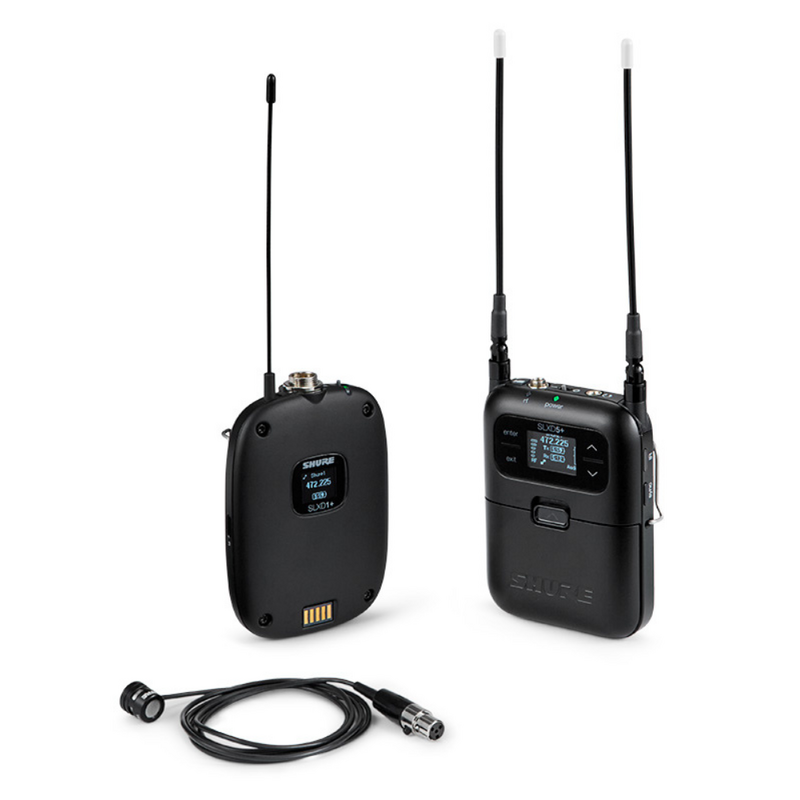 SLXD15+/85M Draagbare WL185M dasspeldmicrofoon set