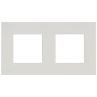 CF45DH/W dubbel afdekraam wit 2x 45 x 45mm