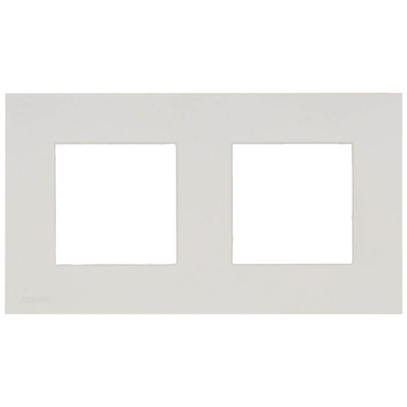 CF45DH/W dubbel afdekraam wit 2x 45 x 45mm