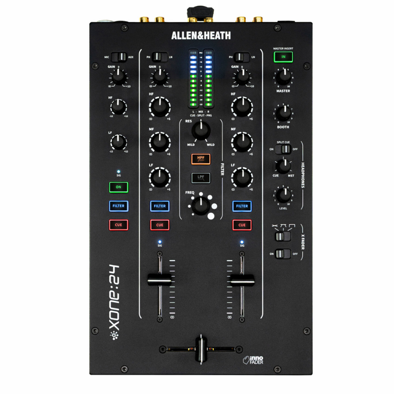 Allen & Heath Xone:24 2+1-kanaals dj-mixer zwart Xone:24 2+1-kanaals dj-mixer zwart