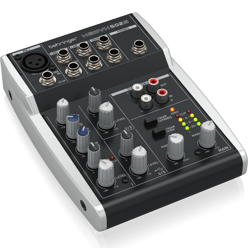 Xenyx 502S studiomixer met USB-interface