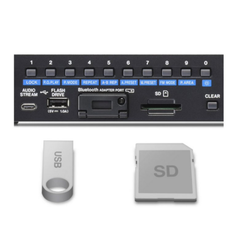 MP-800UDAB Mediaspeler met Bluetooth