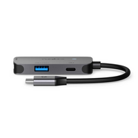 USB Multi-Port Adapter USB-C naar HDMI & USB-A/C grijs