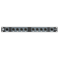 Showgear DS-24M/3 DMX Rack Split 8x XLR naar 2x RJ45 DS-24M/3 DMX Rack Split 8x XLR naar 2x RJ45