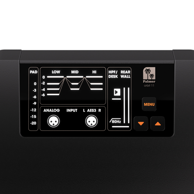 ORBIT 11 Actieve coaxiale 3-weg studiomonitor zwart