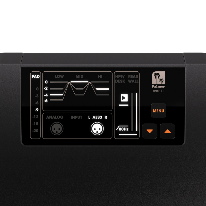 ORBIT 11 Actieve coaxiale 3-weg studio monitor zwart