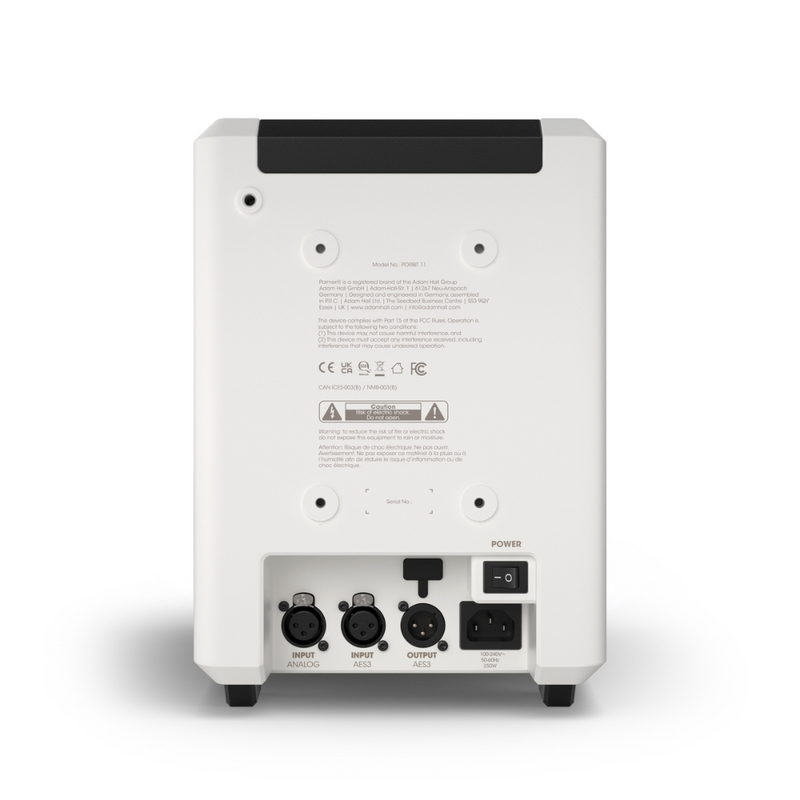 ORBIT 11 W Actieve coaxiale 3-weg studiomonitor wit