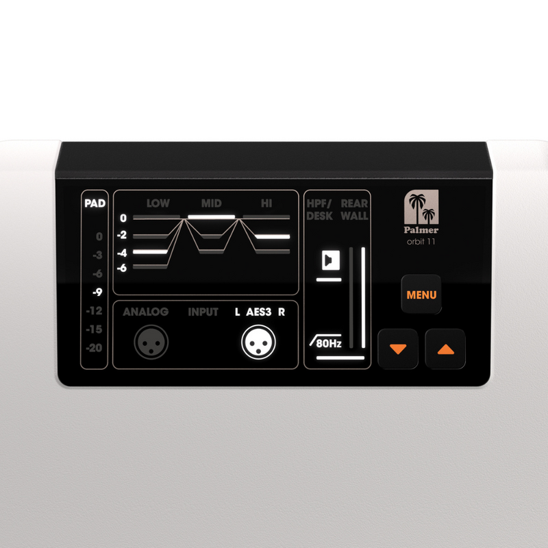 ORBIT 11 W Actieve coaxiale 3-weg studio monitor wit