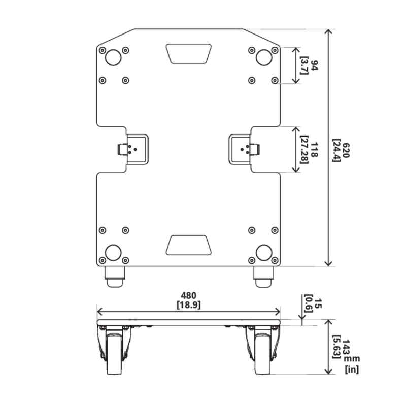 EVOLVE 70 Dolly rolkoffer