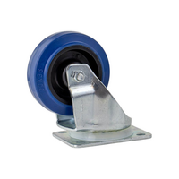 Zwenkwiel zonder rem - blauw -  Ø 100mm