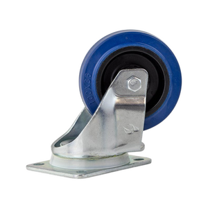 Penn Elcom Zwenkwiel zonder rem - blauw -  Ø 100mm