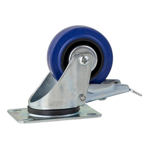 Zwenkwiel met rem 80mm